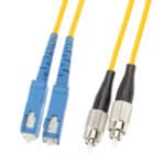 Puente de Fibra Óptica Monomodo Doble Núcleo SC-FC Longitud 3 M