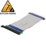 Extensor de Tarjeta Vertical PCI Express 16X Adaptador de Cinta Cable de Extensión Flexible 15 cm