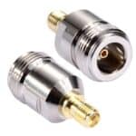 Adaptador de Conector Hembra RP-SMA a Macho Pin N Hembra