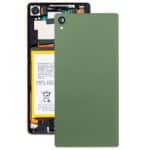 Tapa Batería Carcasa Trasera de Vidrio para Sony Xperia Z3 D6653 (Verde)