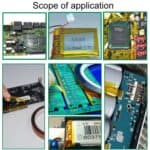 Cinta de Poliimida Resistente a Altas Temperaturas 24mm Soldadura BGA PCB SMT - Imagen 4