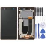 Pantalla Completa con Marco para Sony Xperia Z L36H C6603 C6602 (Morado)