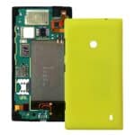 Tapa Batería Trasera plástico para Nokia Lumia 520 (Amarillo)