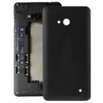 Cubierta Carcasa Trasera Plástico Superficie Esmerilada para Microsoft Lumia 640 (Negro)
