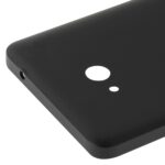 Cubierta Carcasa Trasera Plástico Superficie Esmerilada para Microsoft Lumia 640 (Negro) - Imagen 4
