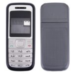 Cubierta de Carcasa Completa para Nokia 1200 / 1208 / 1209 (Frontal, Bisel Medio y Trasera de Batería)