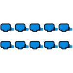 Adhesivo Escáner de Huellas Dactilares para Samsung Galaxy S8 (G950) S8+ (G955) 10pcs