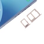 Bandeja Tarjeta SIM y Micro SD para Samsung Galaxy J3 / J5 / J7 Tarjeta SIM Única (Oro)