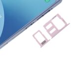 Bandeja Tarjeta SIM y Micro SD para Samsung Galaxy J3 / J5 / J7 Tarjeta SIM Única (Oro Rosa)