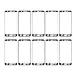 Adhesivo de Carcasa Frontal para Samsung Galaxy J7 Prime / G610 (10 Piezas)