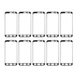 Adhesivo Carcasa Frontal para Samsung Galaxy J3 J320 - Paquete (10 Piezas)