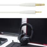 Cable de audio para auriculares Bose SoundTrue QC35 QC25 OE2 3,5 mm a 2,5 mm (Blanco) - Imagen 4