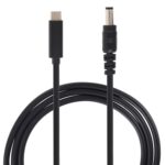 Cable de carga USB-C / Type-C a 5,5 x 2,1 mm para computadora portátil, longitud 1,5 m