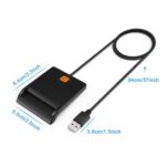Lector de Tarjetas Inteligentes Rocketek SCR1 con Chip SIM CAC ID - Imagen 3