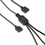 Cable de Extensión de Enfriamiento de 3 Pines 5V 1A PC Aura RGB para Asus (Negro) - Imagen 3