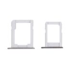 Bandeja Tarjeta SIM y Micro SD para Samsung Galaxy E5 Versión Dual SIM (Plata) - Imagen 2