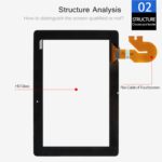 Panel Táctil para Asus Pad Memo FHD 10 Me301 Me302 Me302C Me302Kl K005 5449N K00A (Negro) - Imagen 4