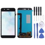 Pantalla Completa para Vodafone Smart Prime 7 Vf600 Vfd600 Vf D600 (Negro)
