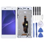 Pantalla Completa para Sony Xperia E5 F3311 F3313 con Marco (Blanco)