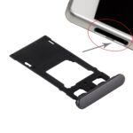 Bandeja Tarjeta SIM + Bandeja Micro SD + Tapón Antipolvo para Sony Xperia X (Dual SIM)