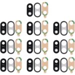 Bisel de Cámara Trasera con Cubierta de Lente y Adhesivo para Huawei P20 Lite (10 Piezas) (Negro)