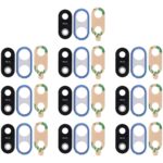 Bisel de Cámara Trasera para Huawei P20 Lite (10 Piezas) con Cubierta de Lente y Adhesivo (Azul)