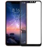 Lente de Cristal Exterior Pantalla Frontal para Xiaomi Redmi Note 6 Pro (Negro)