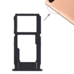 Bandeja Tarjeta SIM y Micro SD para Oppo R11S Plus (Negro)
