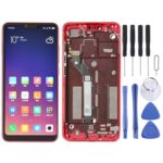 Pantalla TFT Completa para Xiaomi Mi 8 Lite con Marco (Rojo)
