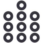 Cubierta de Lente de Cámara Trasera (10 Piezas) para Xiaomi Redmi Note 4 Redmi Note 4X Redmi 4 Redmi Pro