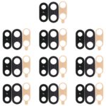 Bisel Cámara Trasera para Huawei Nova 3 (10 Piezas) con Cubierta de Lente y adhesivo (Negro)