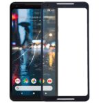 Cristal Exterior Pantalla Frontal para Google Pixel 2 XL (Negro)