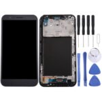 Pantalla Completa TFT para LG Stylus 3 Plus TP450 MP450 con Marco (Negro)