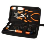 Juego de Herramientas de Reparación de Soldadura Jakemy Jm-P14 con Caja, Bolsa, PelaCables, Alicates y Destornillador (Enchufe EE.UU)