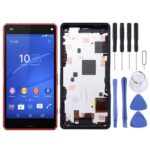 Pantalla Completa para Sony Xperia Z3 Mini Compacto con Marco (Rojo)