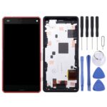 Pantalla Completa para Sony Xperia Z3 Mini Compacto con Marco (Rojo) - Imagen 2