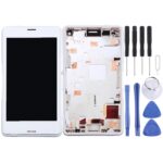 Pantalla Completa para Sony Xperia Z3 Mini Compacto con Marco (Blanco)