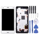 Pantalla Completa para Sony Xperia Z3 Mini Compacto con Marco (Blanco) - Imagen 2