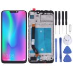 Pantalla Completa para Honor 8C con Marco (Negro)