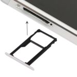 Bandeja Tarjeta Nano SIM y Micro SD para Honor 7 (Plata)