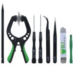 Kit de Herramientas de Reparación 8 en 1 BEST BST-609 Celulares (Gris) - Imagen 2