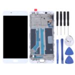 Pantalla Completa TFT para Oppo R9 con Marco (Blanco) - Imagen 2