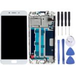 Pantalla Completa TFT para Oppo R9S con Marco (Blanco) - Imagen 2
