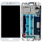 Pantalla Completa TFT para Oppo R9S con Marco (Blanco) - Imagen 3