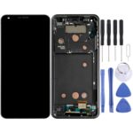 Pantalla Completa Original para LG G6 H870 H870Ds H872 Ls993 Vs998 Us997 con Marco (Negro)