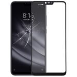 Lente de Cristal Exterior Pantalla Frontal para Xiaomi Mi 8 Lite (Negro)