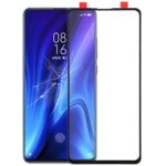 Lente de Cristal Exterior Pantalla Frontal para Xiaomi Redmi K20 K20 Pro 9T (Negro)