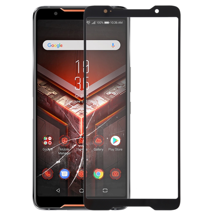 SP3930B.jpg Cristal Exterior Pantalla Frontal para Asus Rog Phone ZS600KL (Negro) - Imagen 1