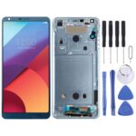 Pantalla Completa Original para LG G6 H870 H870Ds H872 Ls993 Vs998 Us997 con Marco (Azul)