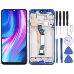 Pantalla Completa TFT para Xiaomi Redmi Note 8 Pro con Marco Versión Tarjeta SIM Doble (Azul)